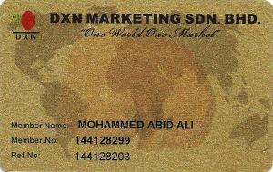 DXN Gold Card